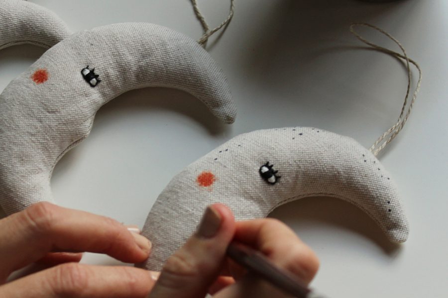 proceso luna 1 | Pepita Calabaza | Estrellas y lunas