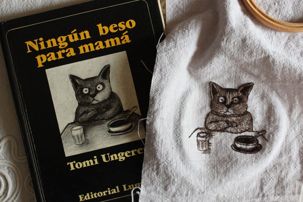 Ningun beso para mama bordado scaled 1 | Pepita Calabaza | Ningún beso para mamá