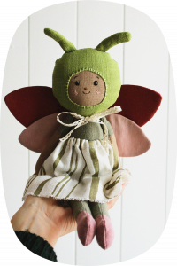 muñeca de trapo Menta