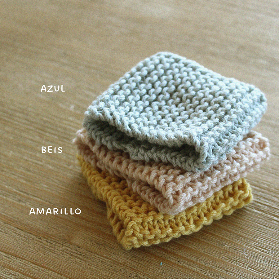 bufandas de algodon 1 | Pepita Calabaza | Oso con peto de pana