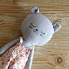muneco gato con peto flores | Pepita Calabaza | Gato con peto muneco gato con peto flores | Pepita Calabaza | Gato con peto