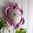 muneca flor lila 1 | Pepita Calabaza | Flor